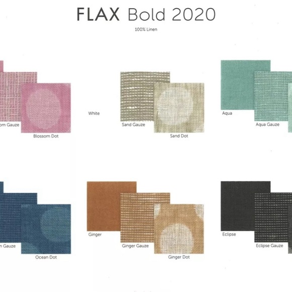 NWT FLAX Designs Linen Shirt Spartan Pullover OCEAN DOT L - Picture 3 of 12